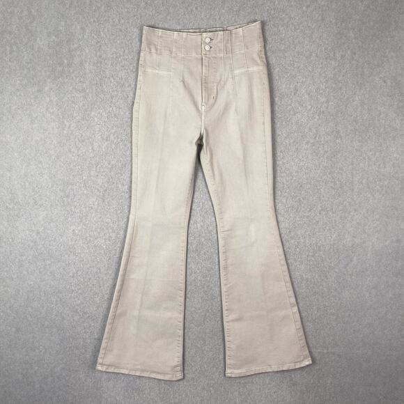 Free People We The Free Womens 31 Grey Jayde Flare Jeans - Picture 1 of 10